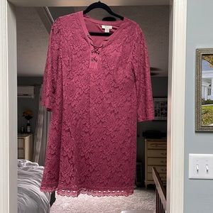 Oversized tunic dress